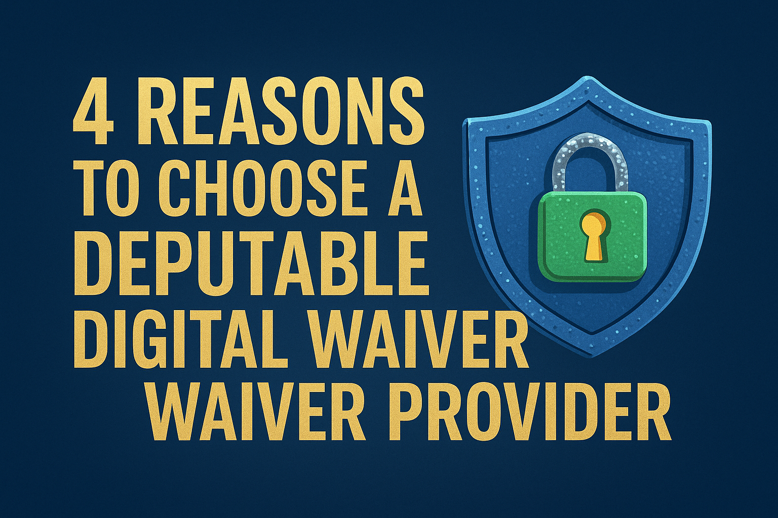 4 Reasons to Choose a Reputable Digital Waiver Provider