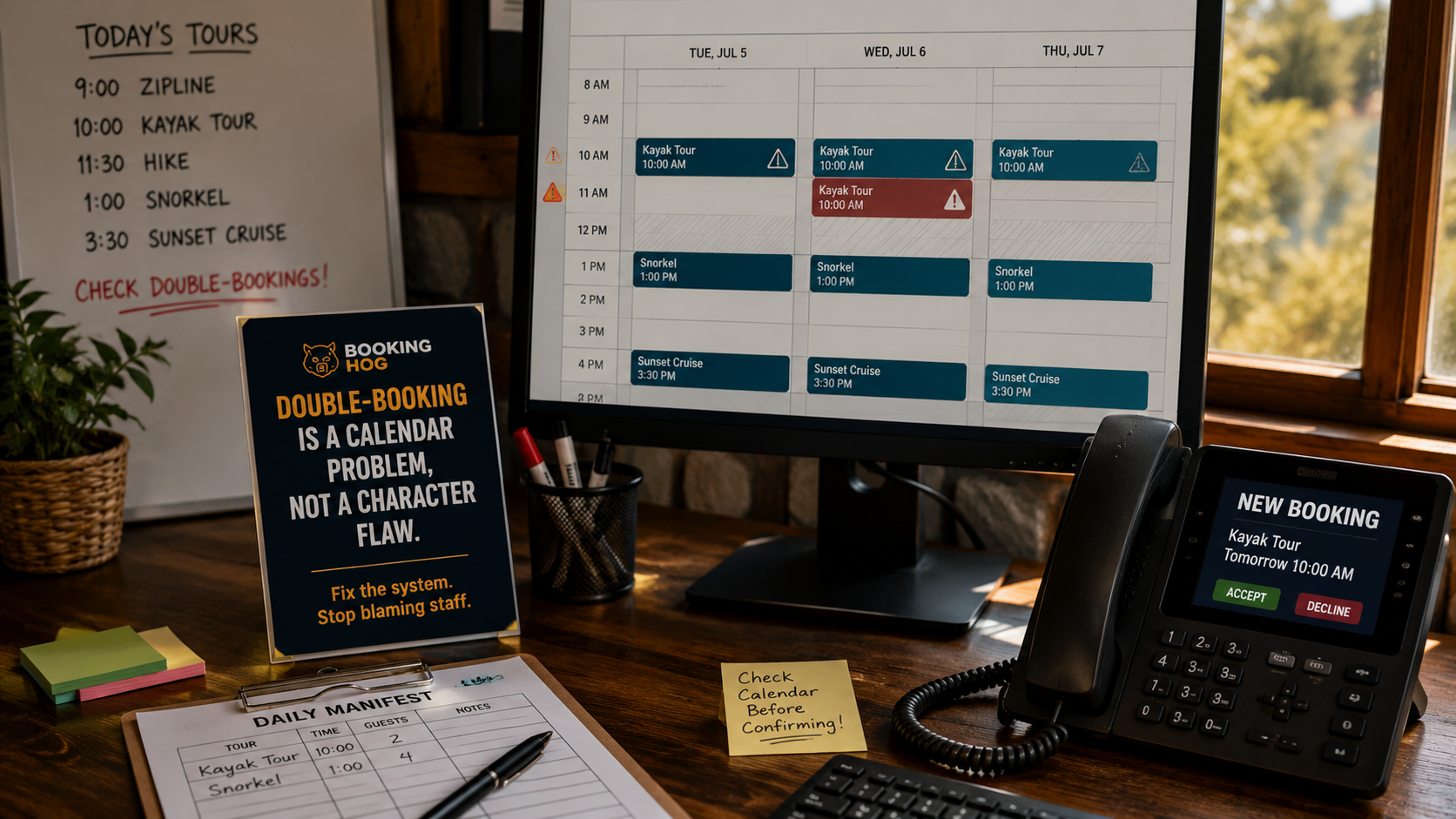 Double-Booking Is a Calendar Problem, Not a Character Flaw
