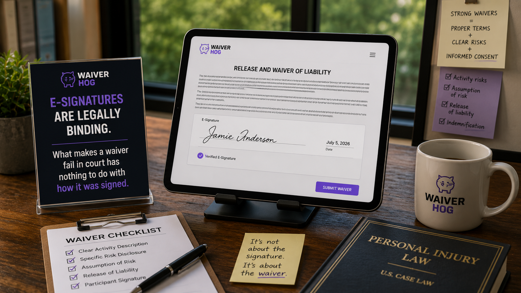 The Waiver on Your iPad Is as Real as the One on Your Clipboard